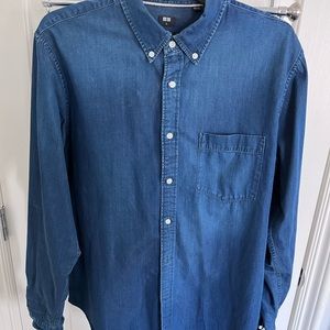Uniqlo denim shirt